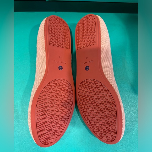 Rose Sakura Pink (Retired Color) Rothy’s Round Toe Classic Ballet Flat Size 12 - Picture 2 of 3